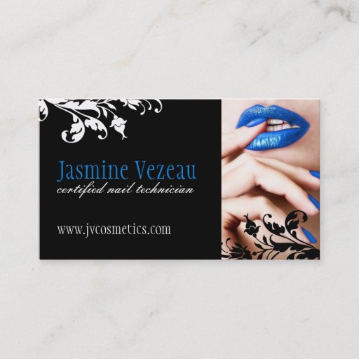Customizable Nail Technician Business Cards