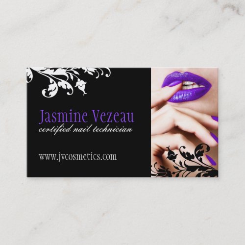 Nail Technician Business Cards