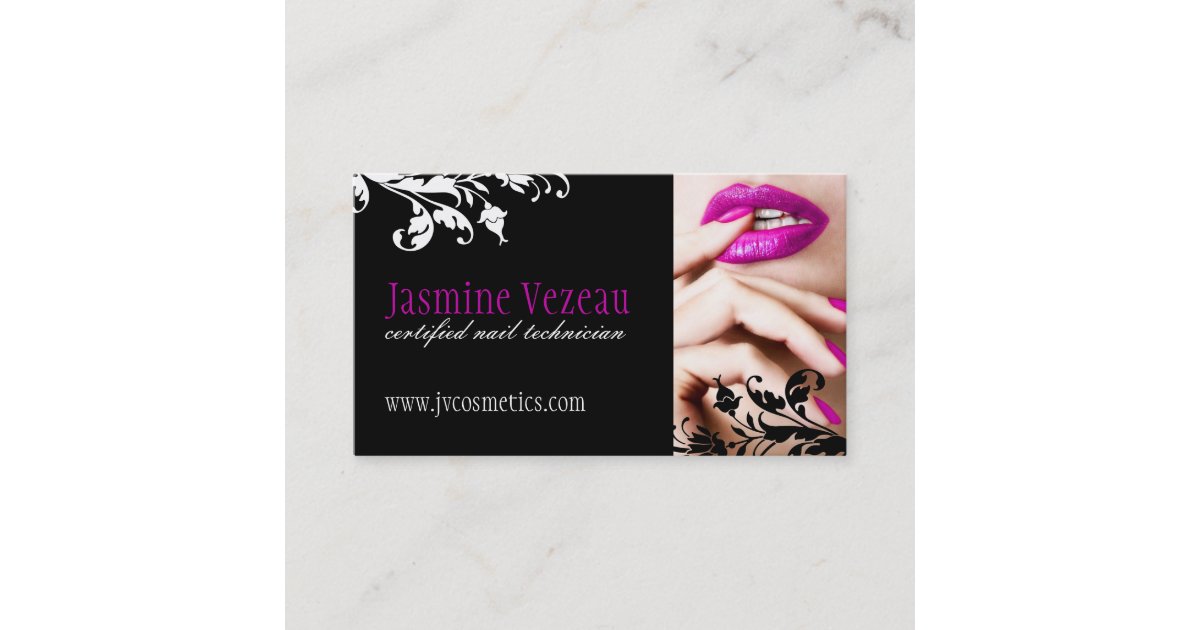 Nail Technician Business Cards