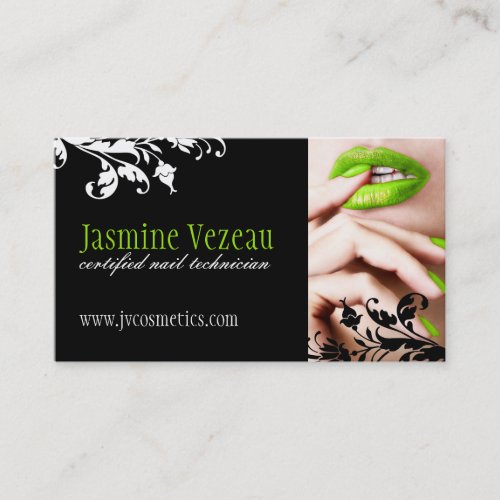 Nail Technician Business Cards