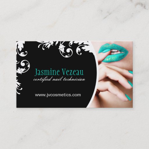 Customizable Nail Technician Business Cards