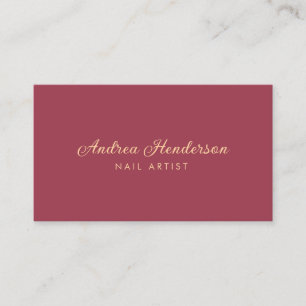 Nail Technician Business Cards, Nail Artist Makeup Card