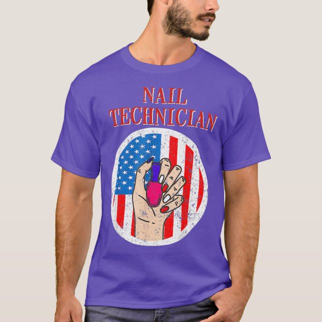 Nail Technician Mentoring Nail Tech Artist T-Shirt (Front)