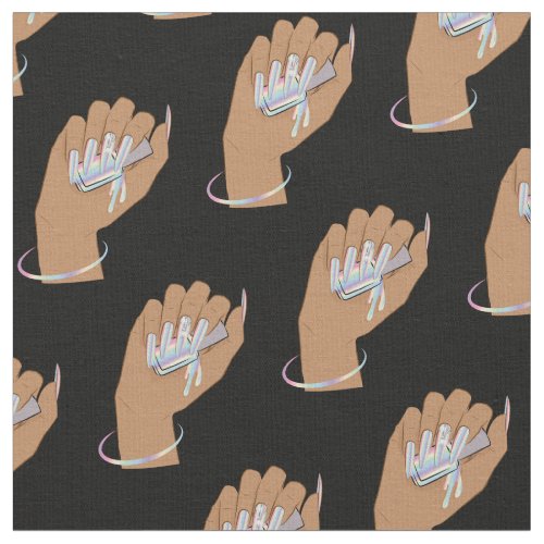 nail technician nail artist nails salon beauty fabric