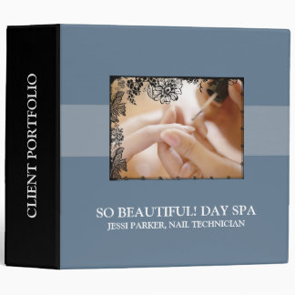 Nail Technician or Nail Salon Client Portfolio Binder