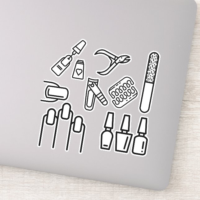 Nail technician Stickers (Detail)