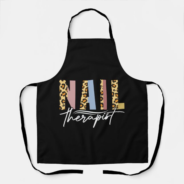 Nail Therapist Nail Salon Nail Tech Nail Apron (Front)