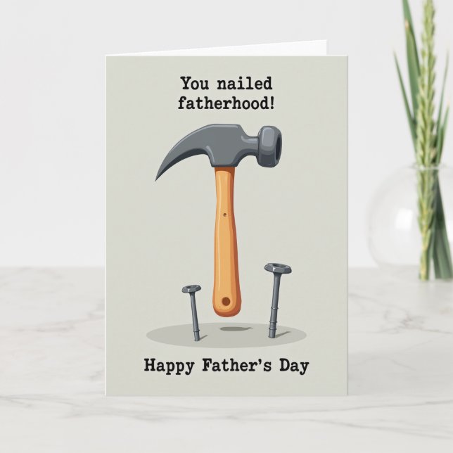 Nailed It Fathers Day Card (Front)