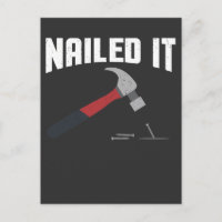 Nailed It funny hammer and nail - woodworker Gift