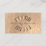 Nails Artist Makeup Appointment Card Royal Sepia