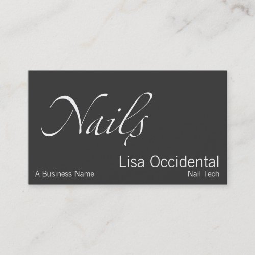 Nails Business Cards