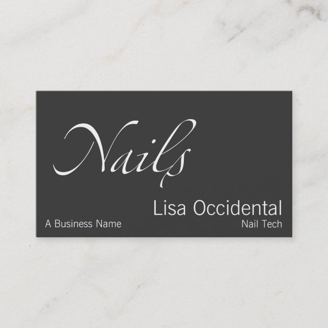 Nails Business Card (Front)