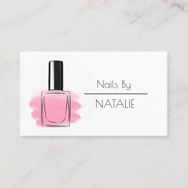 Nails Business Card (Front)