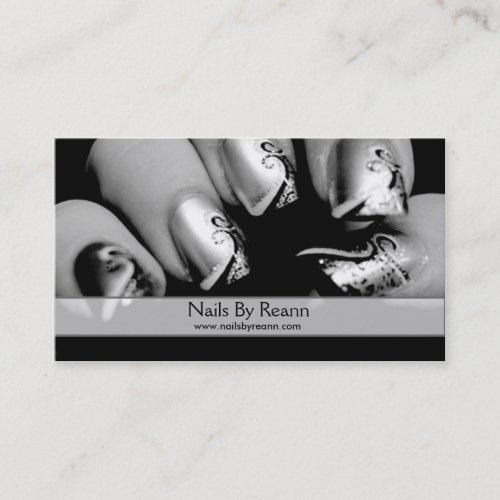Nails By Reann Business Card Template