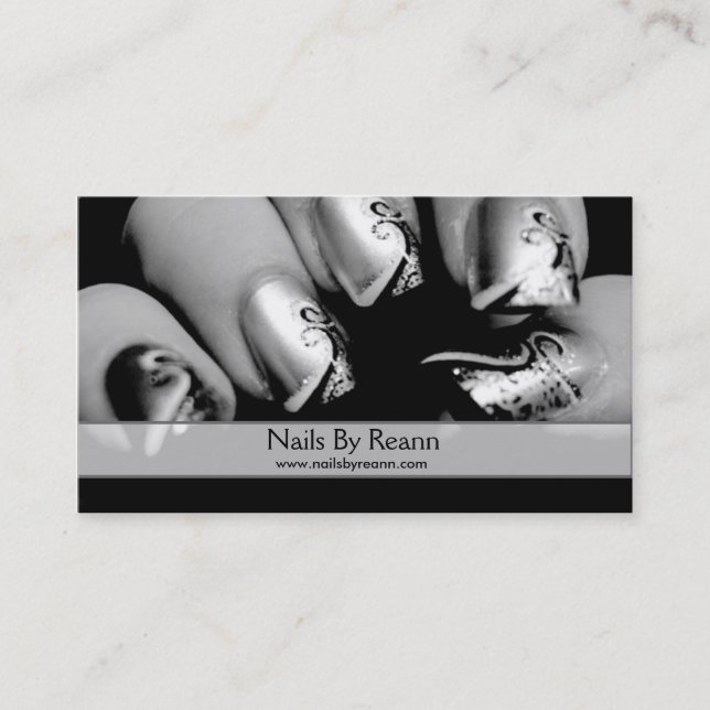 Nails By Reann Business Card (Front)