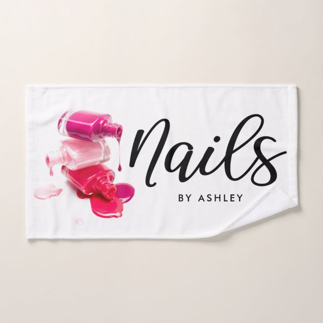 Nails Chic Marble Hand Towel (Hand Towel)