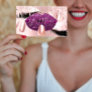 Nails Makeup Artist Rose PurpleKiss Lips Pink Lash Business Card
