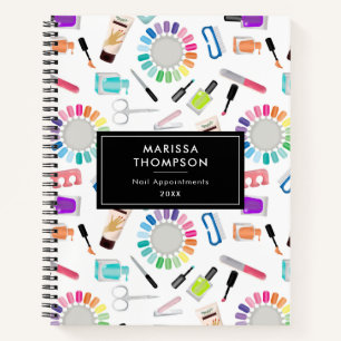 Nails Manicure Pedicure Beauty Salon Notebook