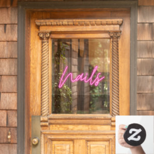 Nails neon sign