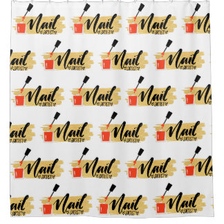 nails quote nails polish salon decorating ideas shower curtain