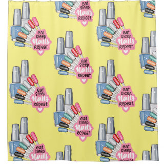 nails quote nails polish salon decorating ideas shower curtain