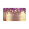 Nails Salon Artist Rose Gold Purple Drips Pink