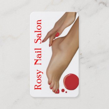 Nails Salon Beauty Spa Business Card by olicheldesign at Zazzle