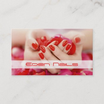 Nails Salon  Beauty  Spa Business Card by olicheldesign at Zazzle