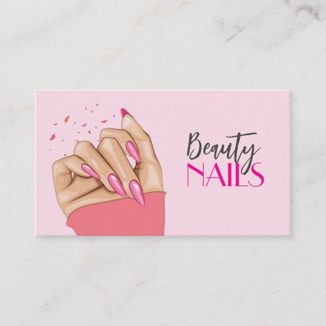 Nails Salon Business Card (Front)