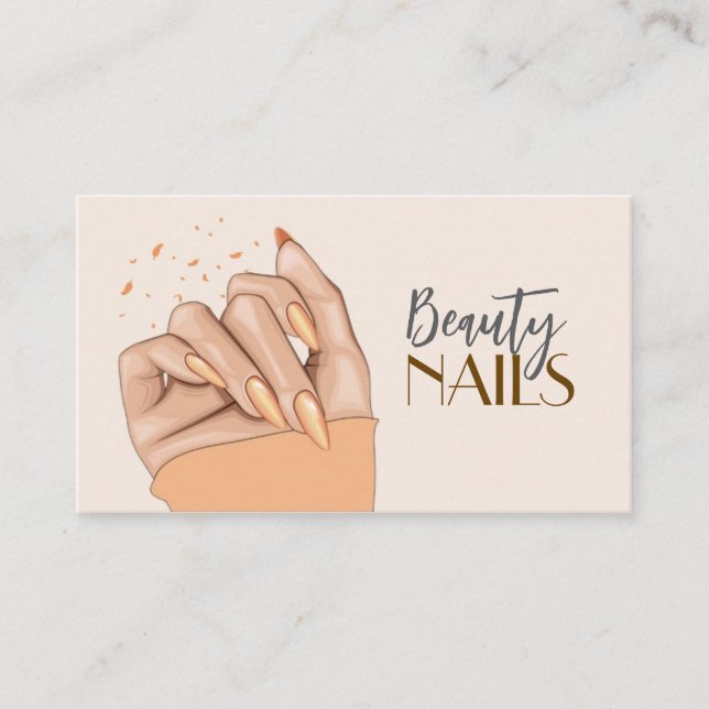 Nails Salon Business Card (Front)