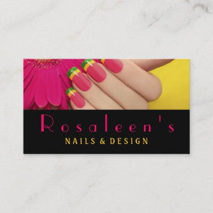Nails, Salon, Spa , Beauty Business Card