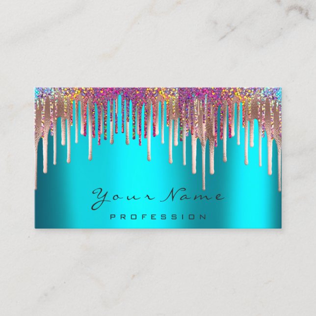 Nails Wax Epilation Depilation Makeup Artist Rose Business Card (Front)