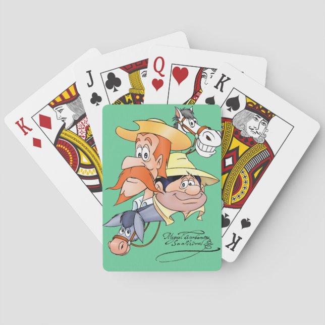 Naipes DON QUIJOTE - by @QUIXOTEdotTV Poker Cards (Back)