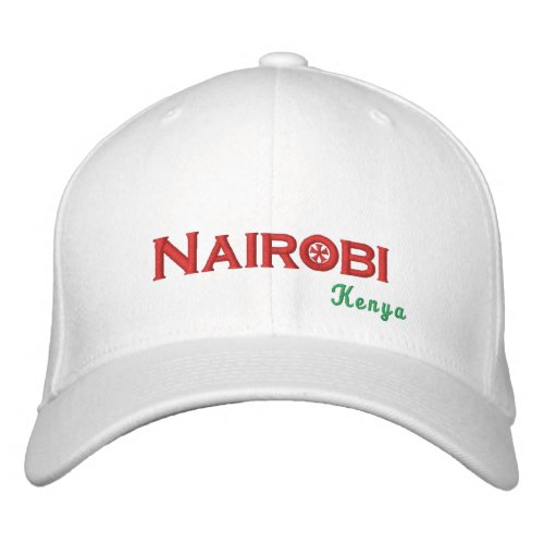 Nairobi Embroidered Baseball Cap