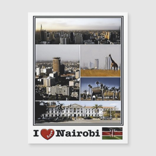 Nairobi - I love Mosaic - Kenya - (Front)