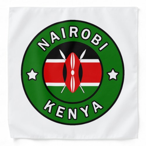 Nairobi Kenya Bandana