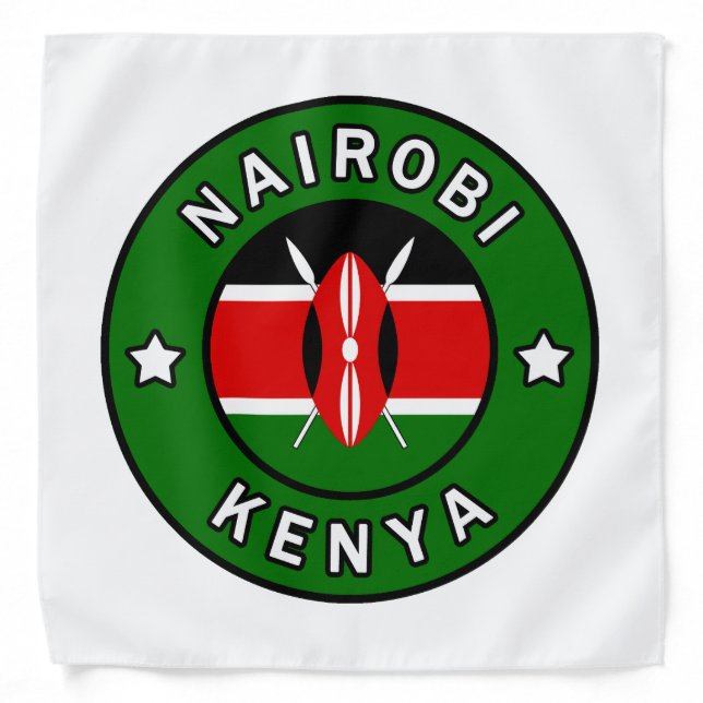 Nairobi Kenya Bandana (Front)