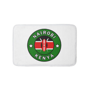 Nairobi Kenya Bath Mat