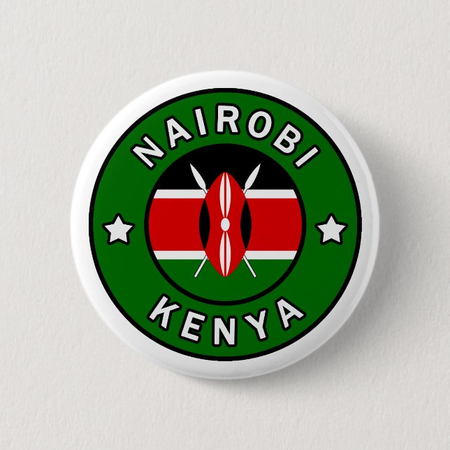 Nairobi Kenya Button (Front)