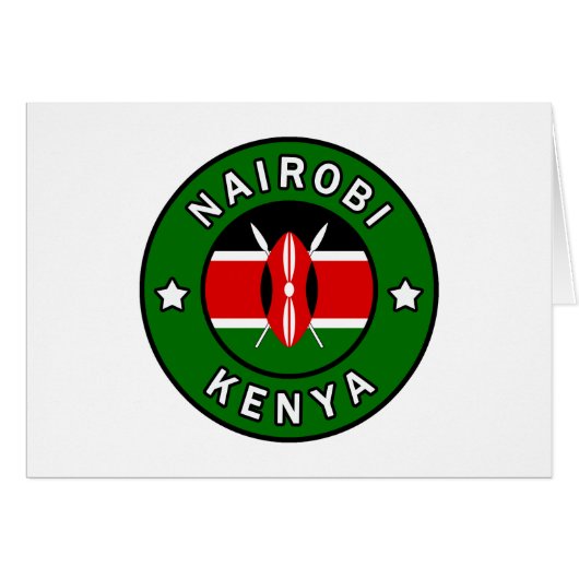 Nairobi Kenya Cards (Front Horizontal)