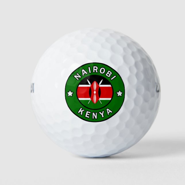 Nairobi Kenya Golf Balls (Front)