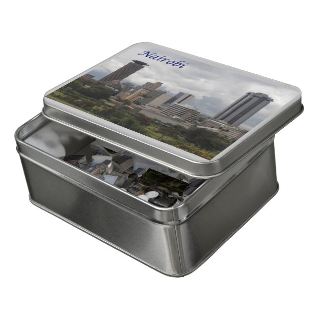 Nairobi - Kenya - Panorama - Jigsaw Puzzle (Lid Open)