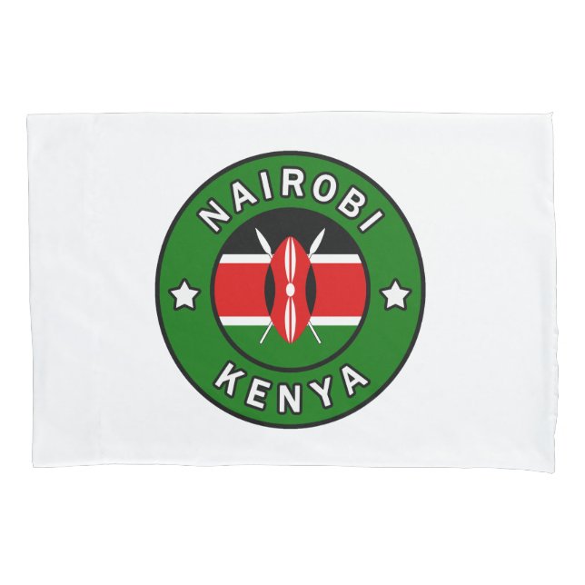 Nairobi Kenya Pillow Case (Front)