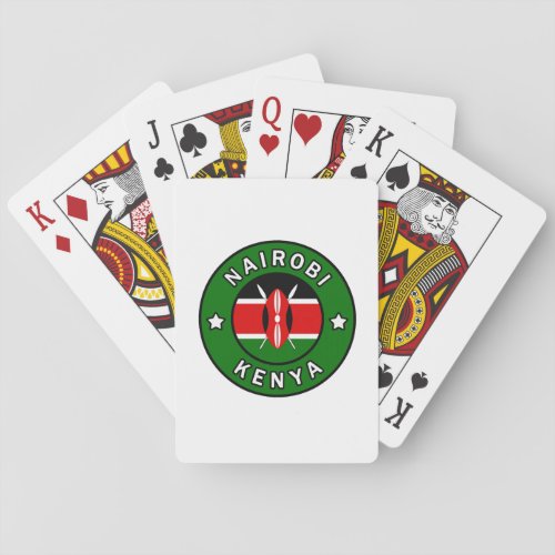 Nairobi Kenya Playing Cards