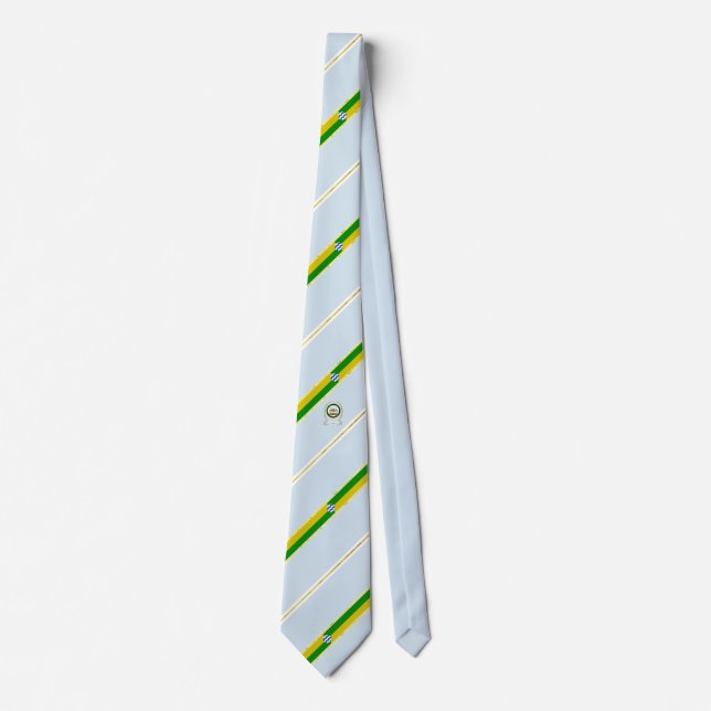 Nairobi stripes flag neck tie (Front)