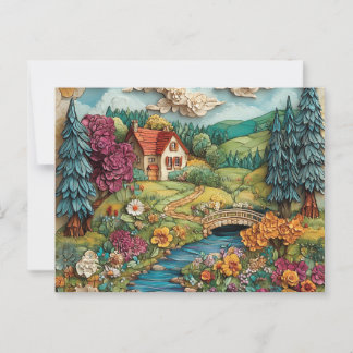 NAIVE Art postcard