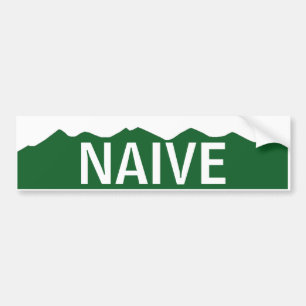 Naive Colorado Bumper Sticker
