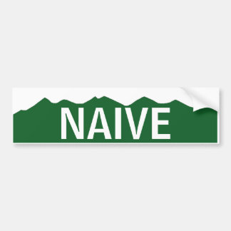 Naive Colorado Bumper Sticker