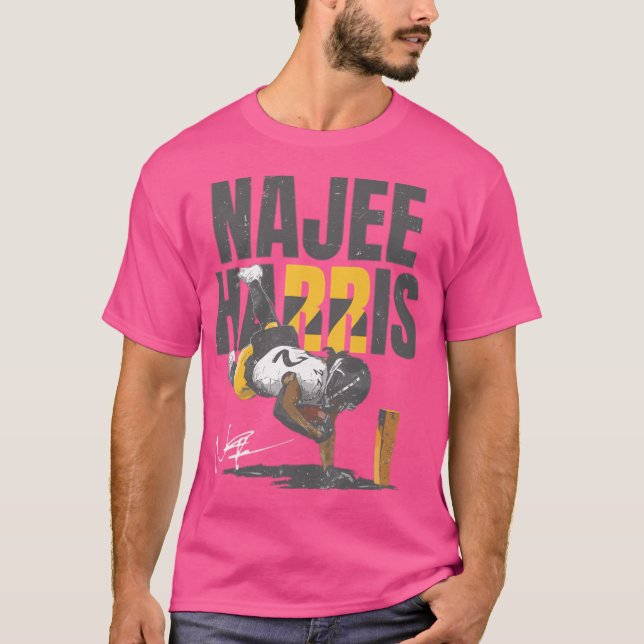 Najee Harris  Pittsburgh Pylon Moment T-Shirt (Front)