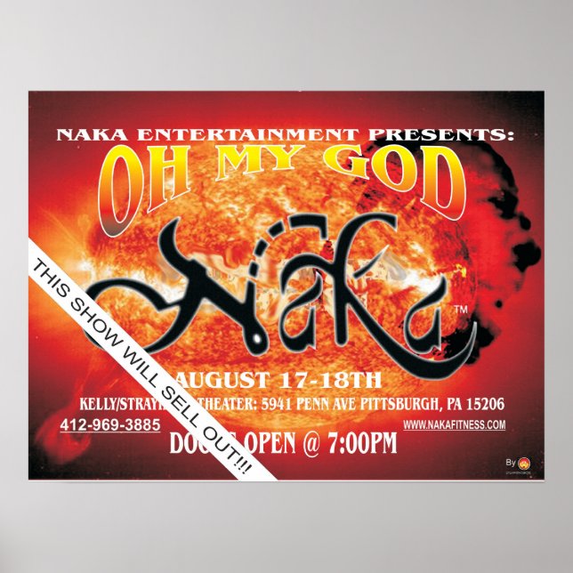 NAKA OH MY GOD POSTER (Front)